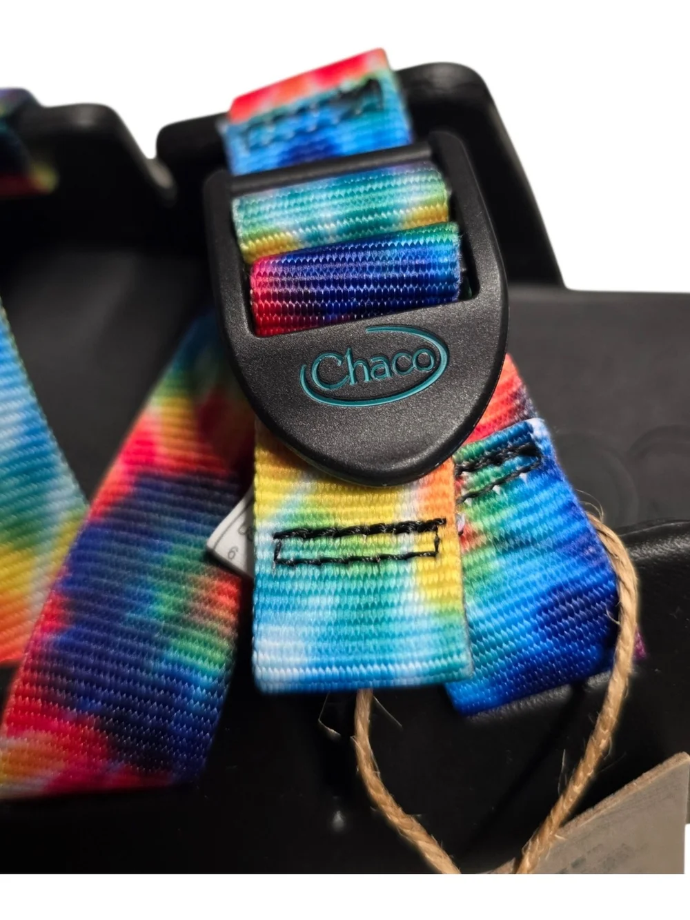 NIB Chaco Chillos Kids Sandals Dark Tie Dye Size 6M Youth Comfort Slides
